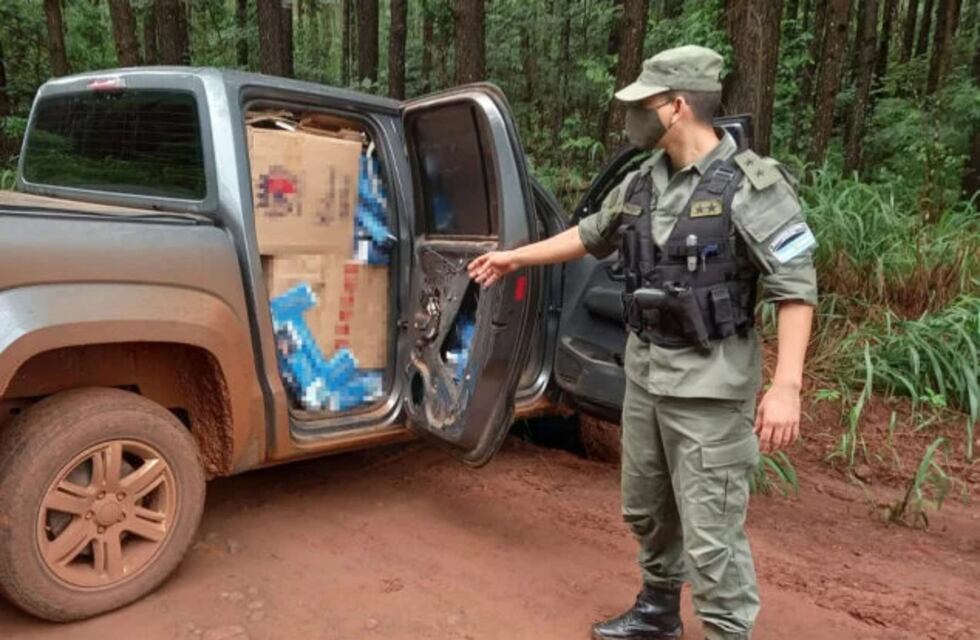 Gendarmería secuestró cigarrillos ilegales en Montecarlo