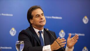 El presidente de Uruguay, Luis Lacalle Pou. Foto: AP.