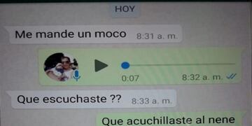 Parte de la conversación que Chirino mantuvo con su amigo\u002E (Web)