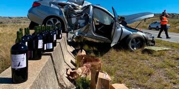 Un hombre se salvó de milagro de un accidente en las Altas Cumbres