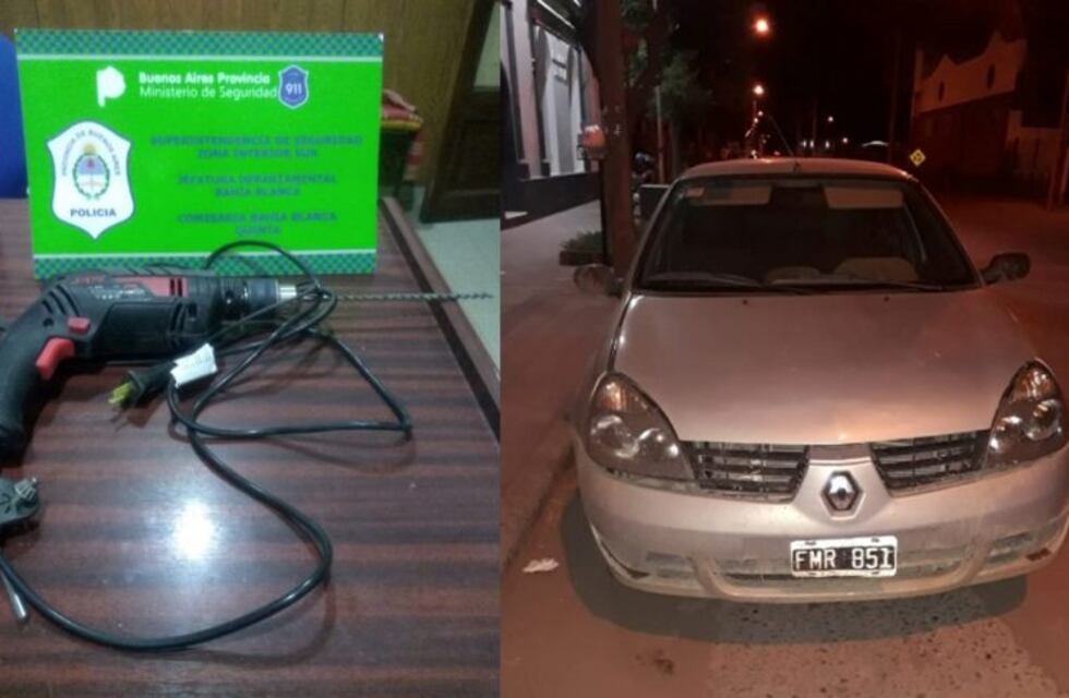 Dos menores robaron un auto estacionado y herramientas