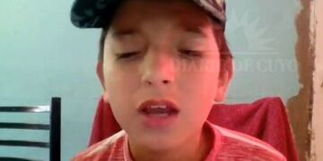 Niño sanjuanino hace rap