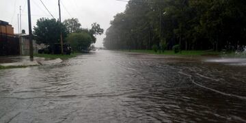 Barrio Mitre, entre los más afectados por la lluvia\u002E (Eduss Soria)