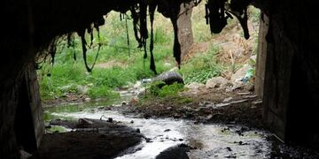 Cloacas clandestinas en San Antonio