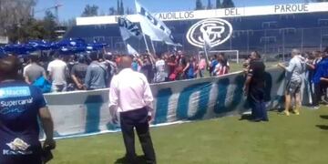 Dentro del estadio \