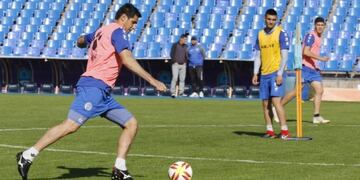 El plantel de Godoy trabajó este viernes en el estadio Malvinas Argentinas