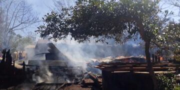 En la vivienda siniestrada viven un hombre y sus siete hijos menores\u002E