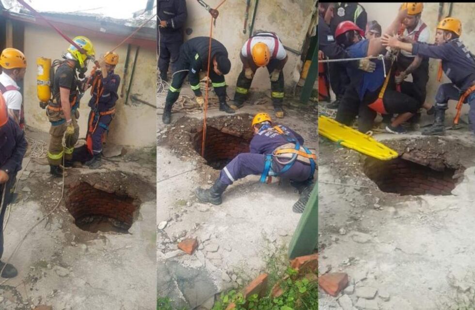 San Pablo: una mujer cayó en un pozo de 10 metros de profundidad