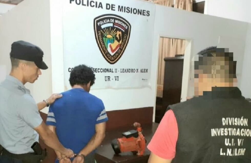 Robó chanchos de una chacra vecina y golpeó a un policía