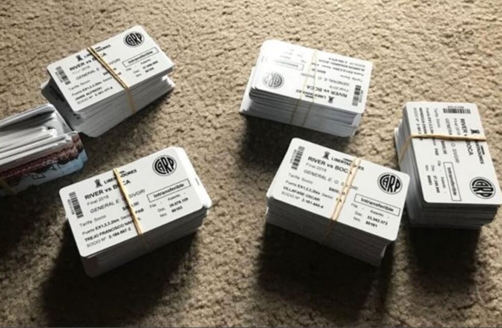Secuestraron 250 entradas truchas para la esperada final entre River y Boca