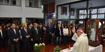 Virgen del Rosario en la Legislatura jujeña