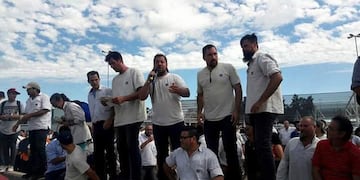 El dirigente del PSTU fue uno de los operarios suspendidos en Alvear en marzo pasado\u002E (@PSTUARG)