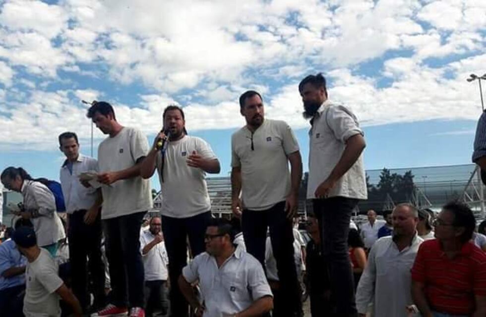 El manifestante que llevaba un mortero en Plaza Congreso fue precandidato en Santa Fe