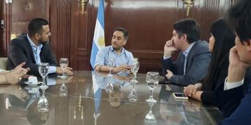 Reunión de intendentes con Cabandie