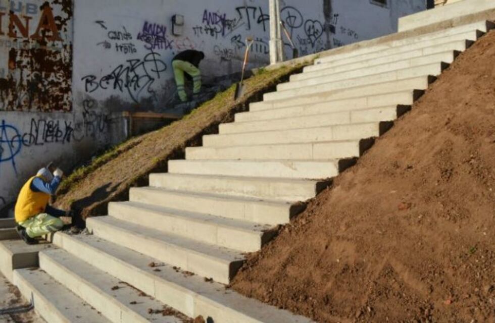La obra de los miradores sobre calles Mitre y Nación está pronta a inaugurarse