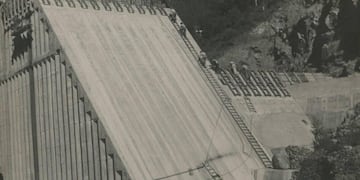 Inauguración del segundo Dique San Roque el 3 de Julio de 1944