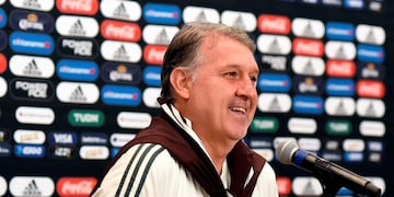 El entrenador mexicano anticipó el cruce por la Liga de Naciones de Concacaf\u002E (Photo by ALFREDO ESTRELLA / AFP)