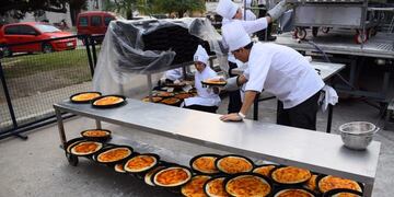 Imagen archivo\u002E La Asociación de Pizzeros durante el mismo evento en Formosa\u002E