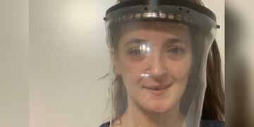 Coronavirus: tiene 24 años y diseñó mascarillas para donar a un centro de salud y colaborar con la pandemia