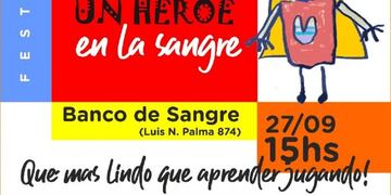 Campaña todos llevamos un héroe en la sangre\nCrédito: H-C