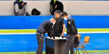 Gimnasio 1 de Trelew\u002E Foto Diario El Chubut\u002E
