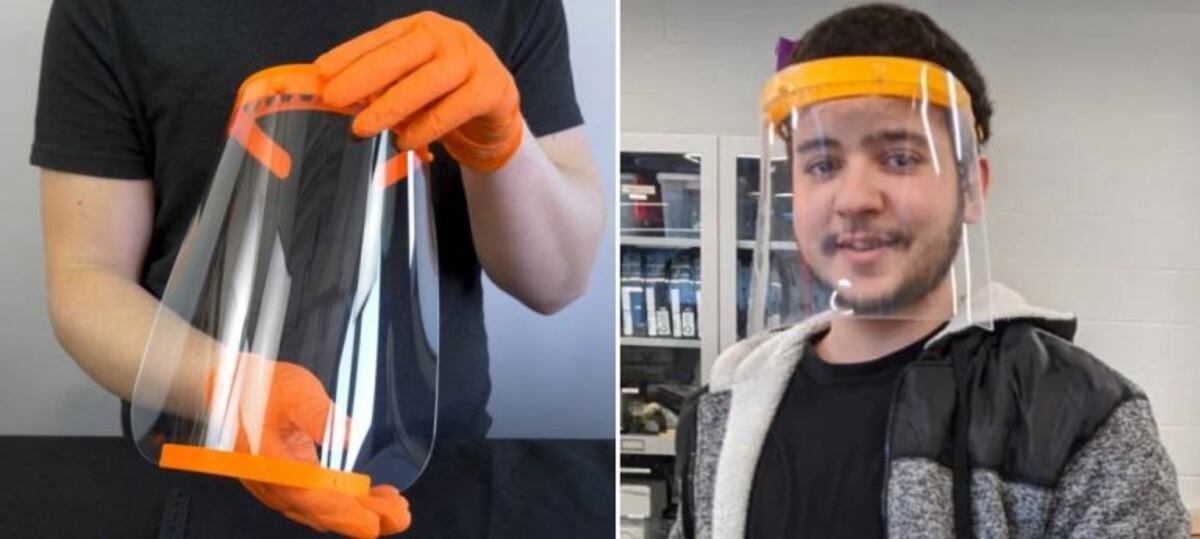 Máscara 3D escudo protector mendoza