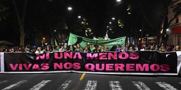 Marcha Ni una Menos, Mendoza.