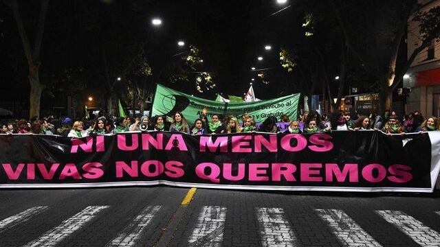 Marcha Ni una Menos, Mendoza.