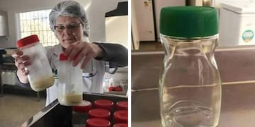 Donaciones. Piden frascos de vidrio para almacenar leche materna. Archivo.