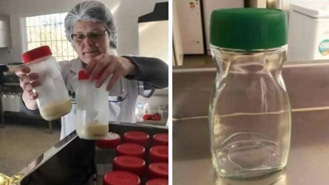 Donaciones. Piden frascos de vidrio para almacenar leche materna. Archivo.