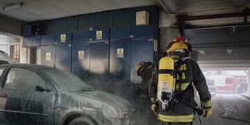 Incendio en pleno centro mendocino\u002E