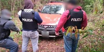 La camioneta estaba en perfectas condiciones en la zona de monte\u002E