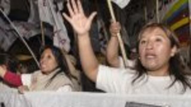 CLAIMA20161201_0179 Paloma Cortu00e9s Ayusa / Infoto Organizaciones sociales pidiendo la liberaciu00f3n de Milagro Sala.