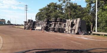 Despiste de camión en Montecarlo