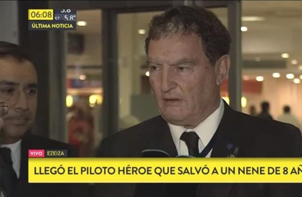 "De no haber aterrizado, el desenlace podría haber sido otro", dijo el piloto que le salvó la vida a un chico