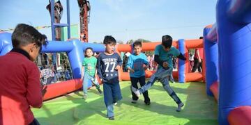 Festejo día del niño en el Yacampis
