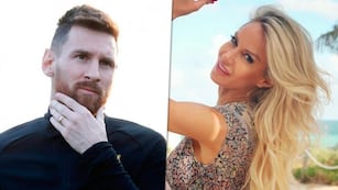 Leo Messi y Luciana Salazar