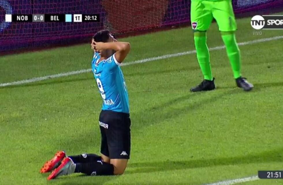 Tobías Figueroa estuvo muy cerca de cortar la racha de Belgrano