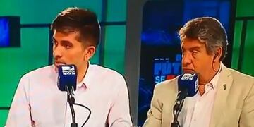 El periodista deportivo Daniel Cacioli \