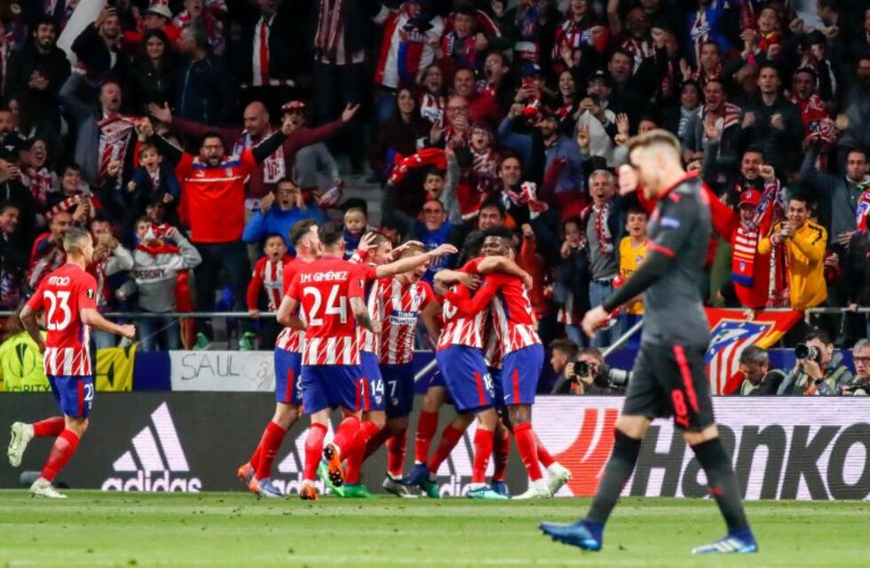 El Atlético de Simeone le ganó 1-0 al Arsenal y avanzó a la final de la Europa League