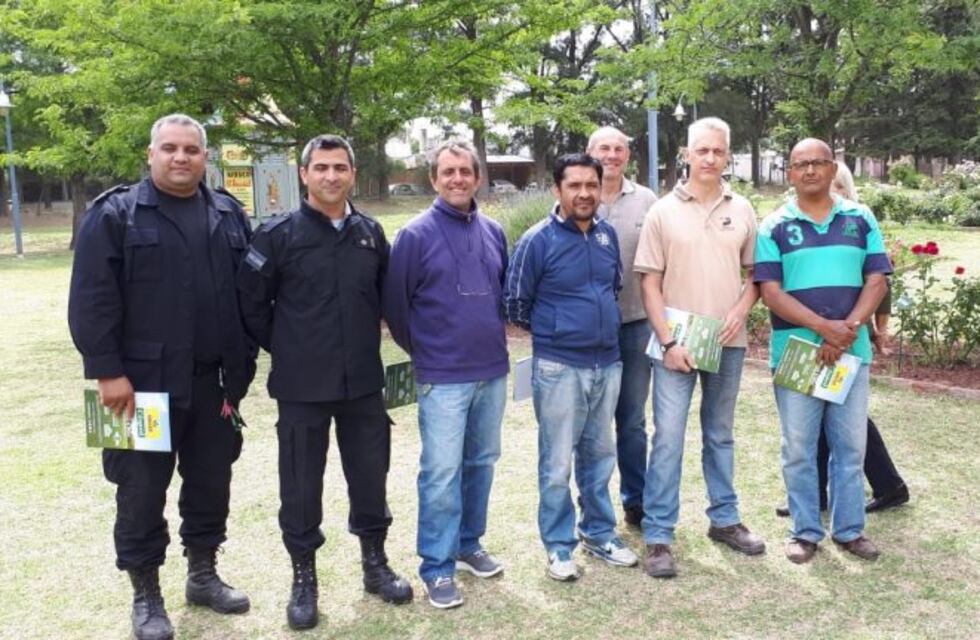 Internos del servicio penitenciario trabajaron en el mantenimiento de "El Rosedal"