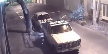 La imagen fue captada por una cámara de vigilancia\u002E(Captura)