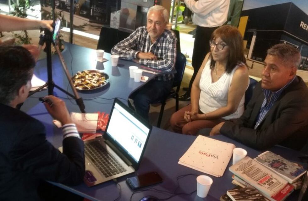 Interesantes intercambios de opiniones en la redacción de Vía Jujuy