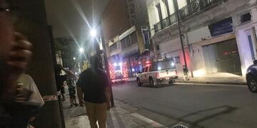 La zona donde se produjo el incendio (Foto publicada en La Voz, gentileza @javier36651947)\u002E
