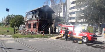 Incendio en San Vicente