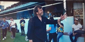 Cuando volvió a Alberdi con el Atlético, una ovación saludó al Ruso\u002E En el corazón Pirata\u002E