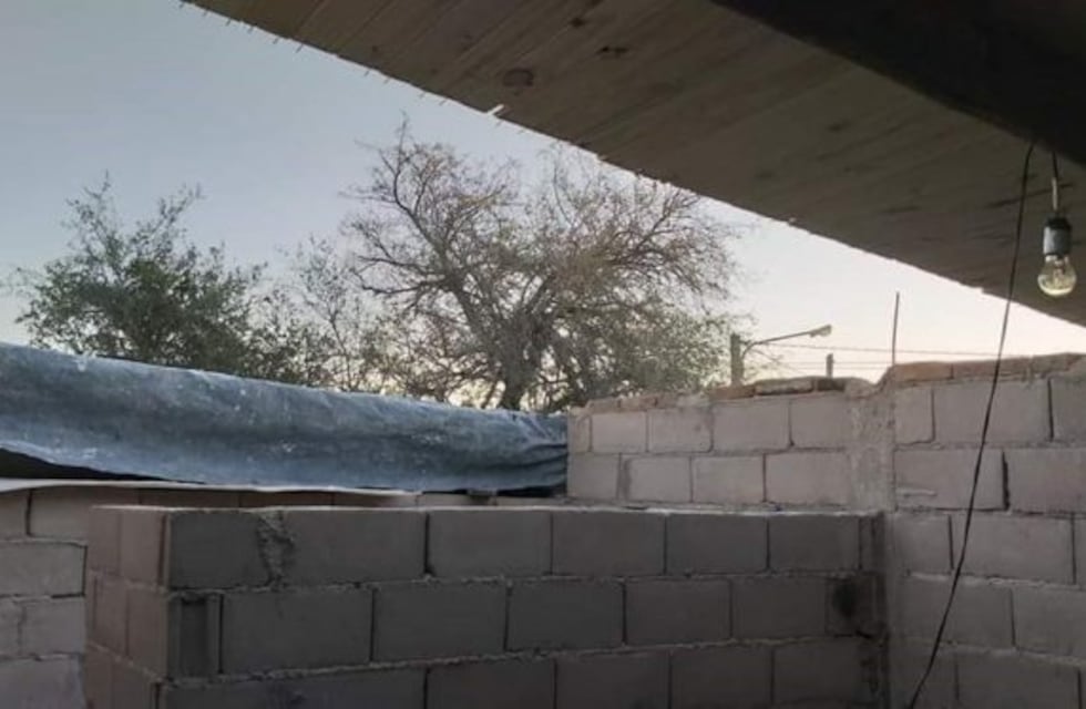 Llamado a la solidaridad: el viento les voló el techo de la casa y necesitan ayuda