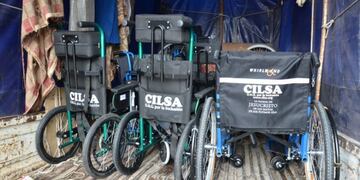 Silla de ruedas de CILSA para Arroyito