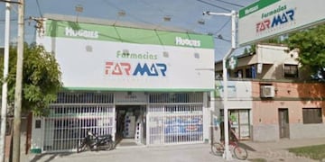 Delincuentes ingresaron por los techos de la farmacia\u002E