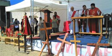 Festividad de San Expedito, en Viernes Santo, en Jujuy